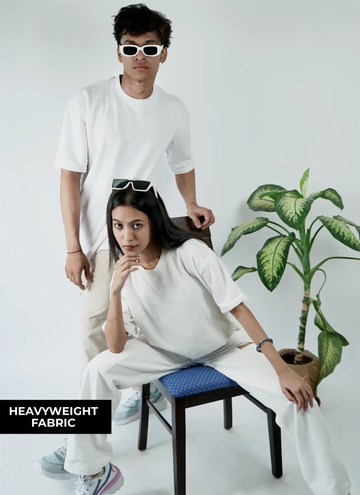 White Heavyweight Oversized T-Shirt