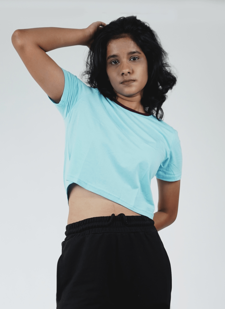 Baby Blue Crewneck Tee