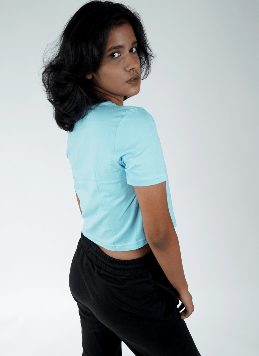 Baby Blue Crewneck Tee