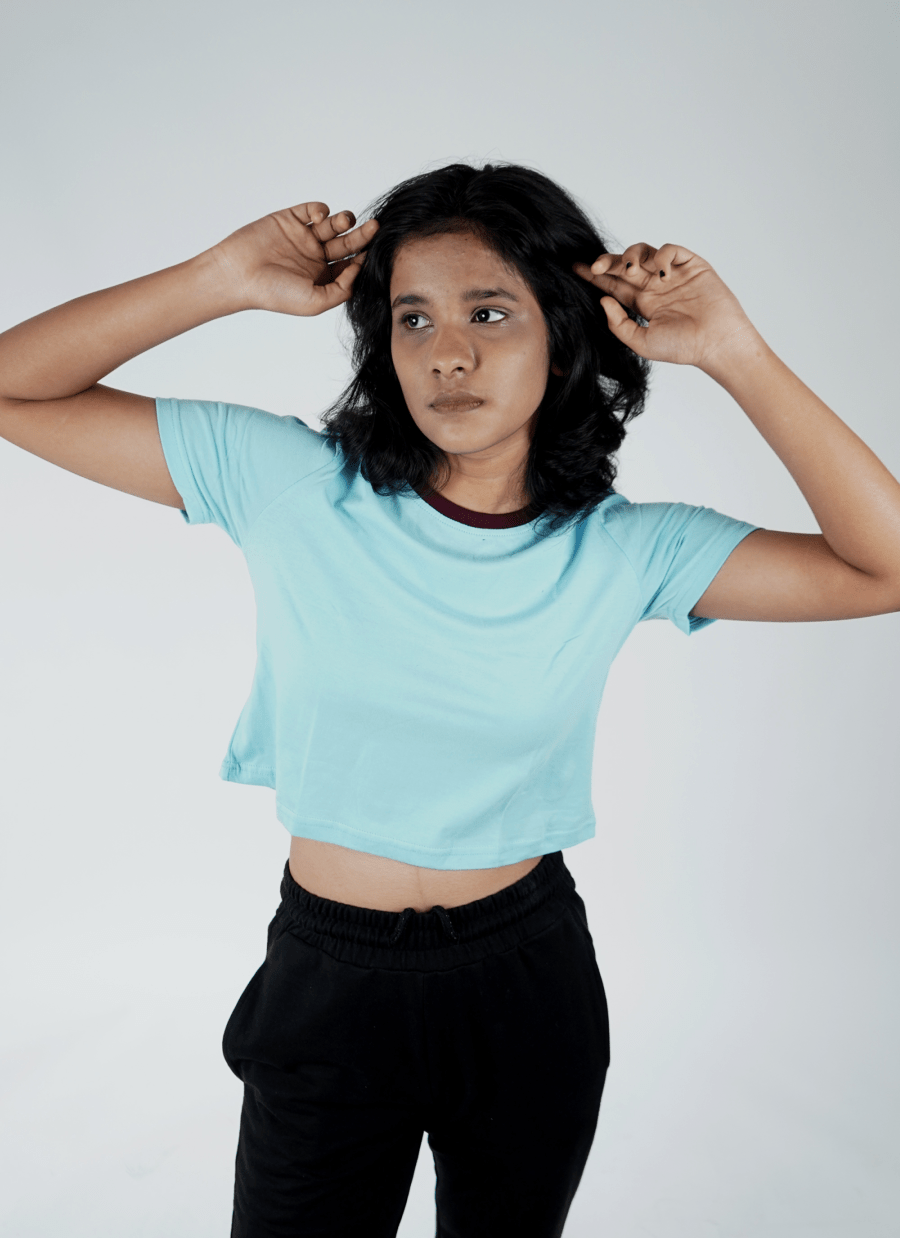 Baby Blue Crewneck Tee