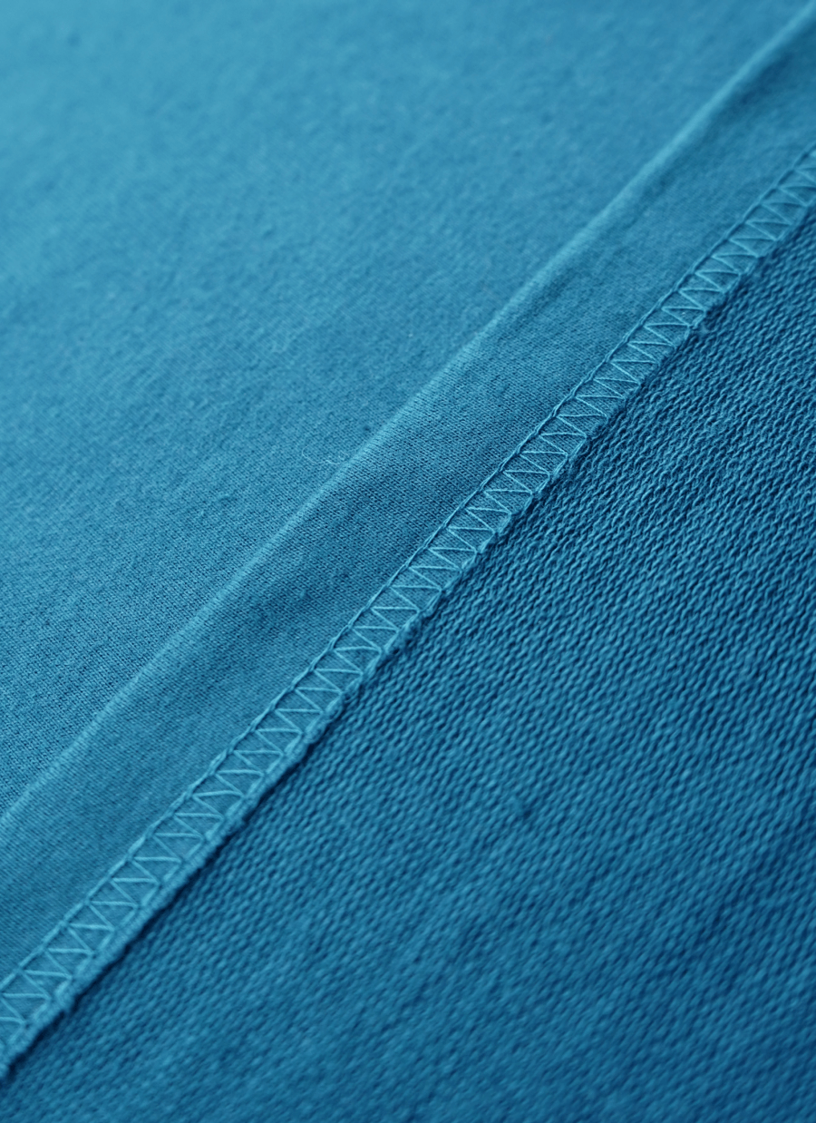 Teal Blue Contrast Tee