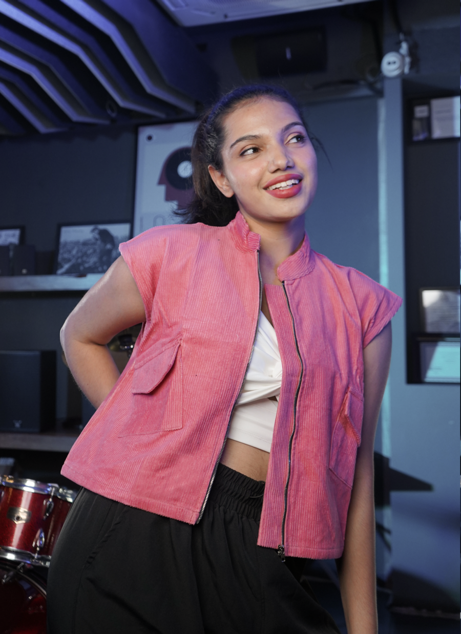 Techno Women Corduroy Shacket