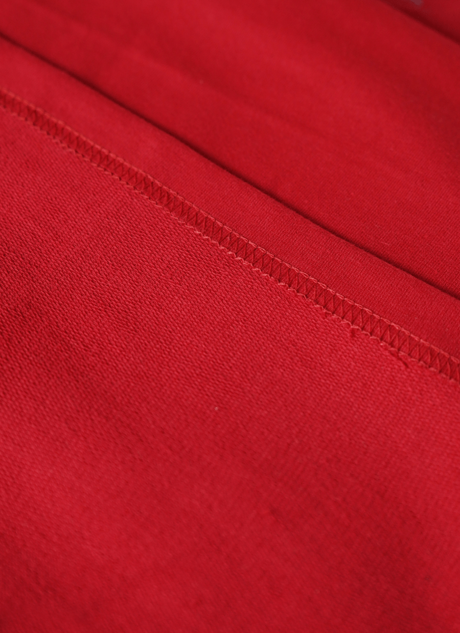 Chilli Red Oversized Drop Shoulder T-Shirt