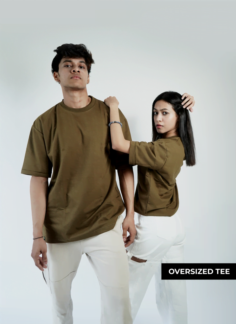 Army Green Heavyweight Oversized T-Shirt