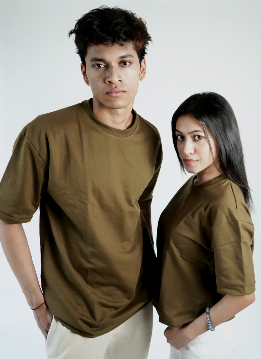 Army Green Heavyweight Oversized T-Shirt
