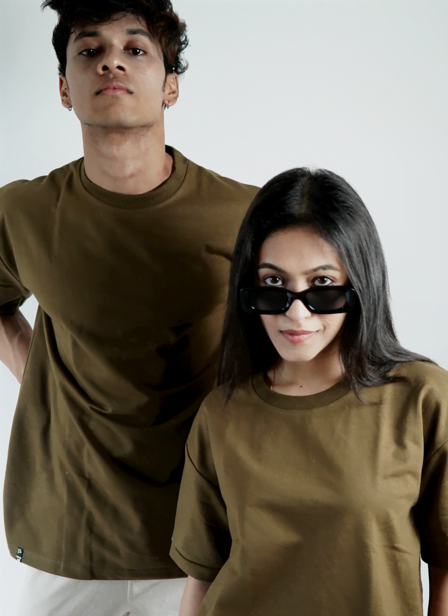 Army Green Heavyweight Oversized T-Shirt