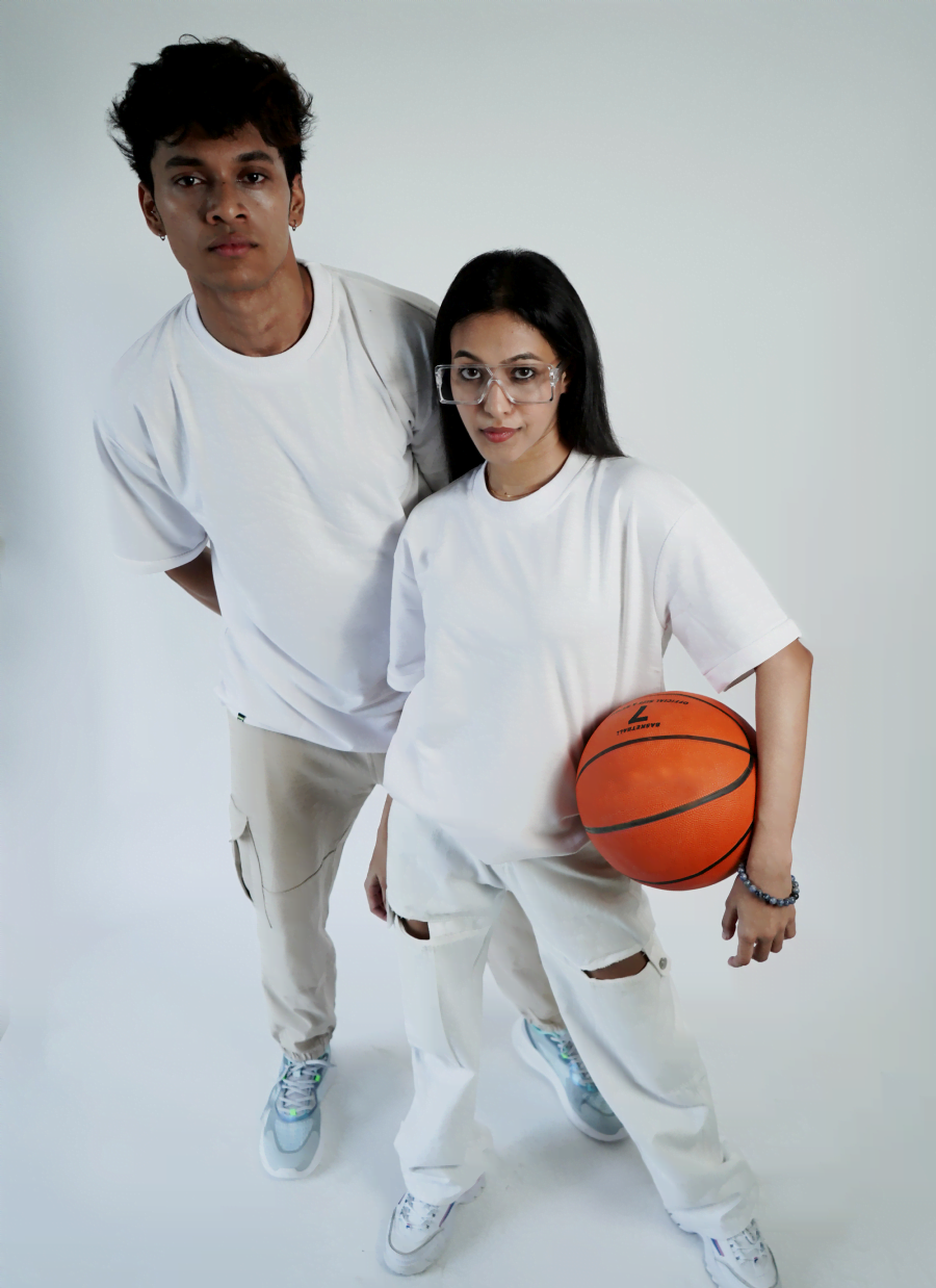 White Heavyweight Oversized T-Shirt
