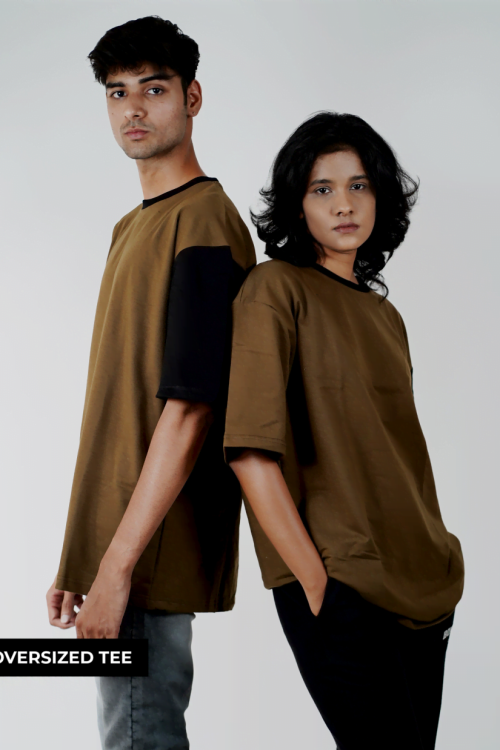 Army Green Contrast Tee